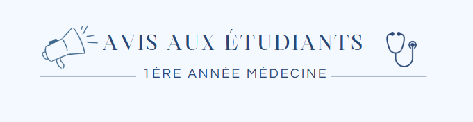 Avis aux étudiants