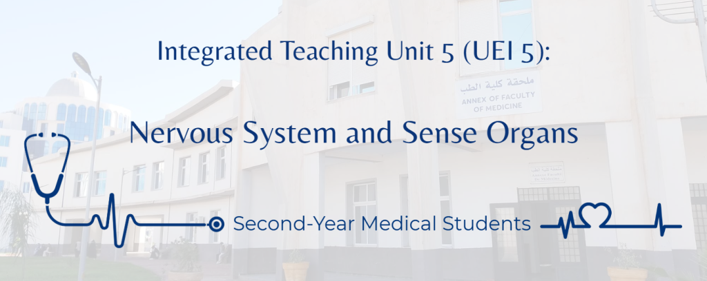 Schedule of Unit 5: Nervous System and Sense Organs