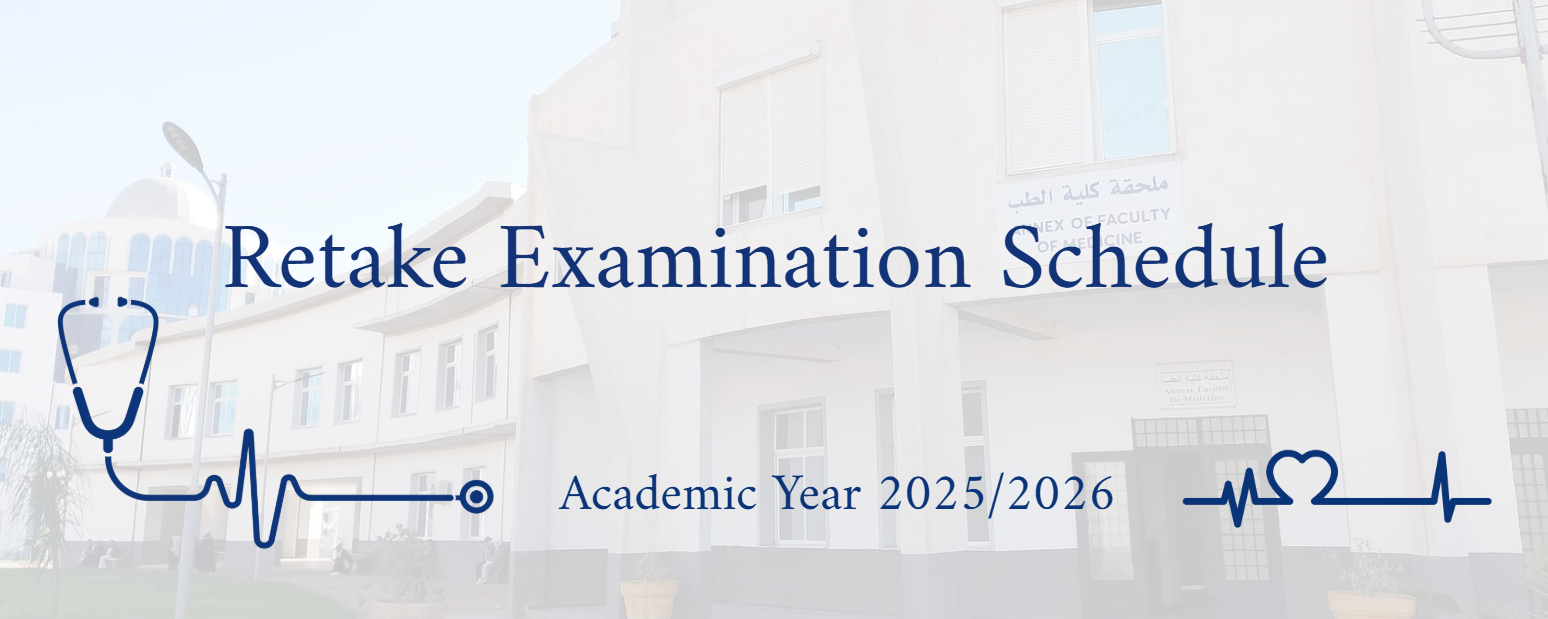 Retake Examination Schedule